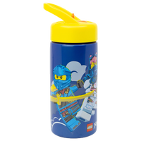 LEGO NINJAGO, Vattenflaska med sugrör, 420ml