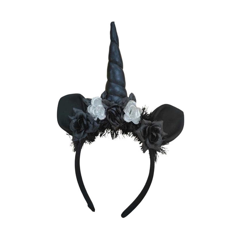 Halloween, Unicorn Collar, Black