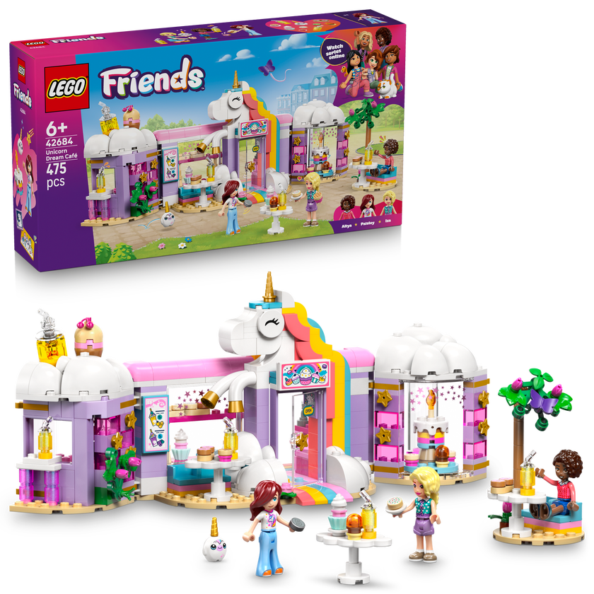 LEGO® Friends Enhörningsdrömkafé Lekset för låtsaslek 42684