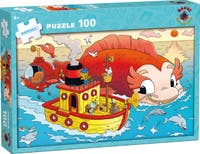 Bamse pussel 100 bitar Havets hemlighet
