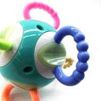 KID, Bitring Molar grovmaskig ljusblå/rosa/grön/gul/orange