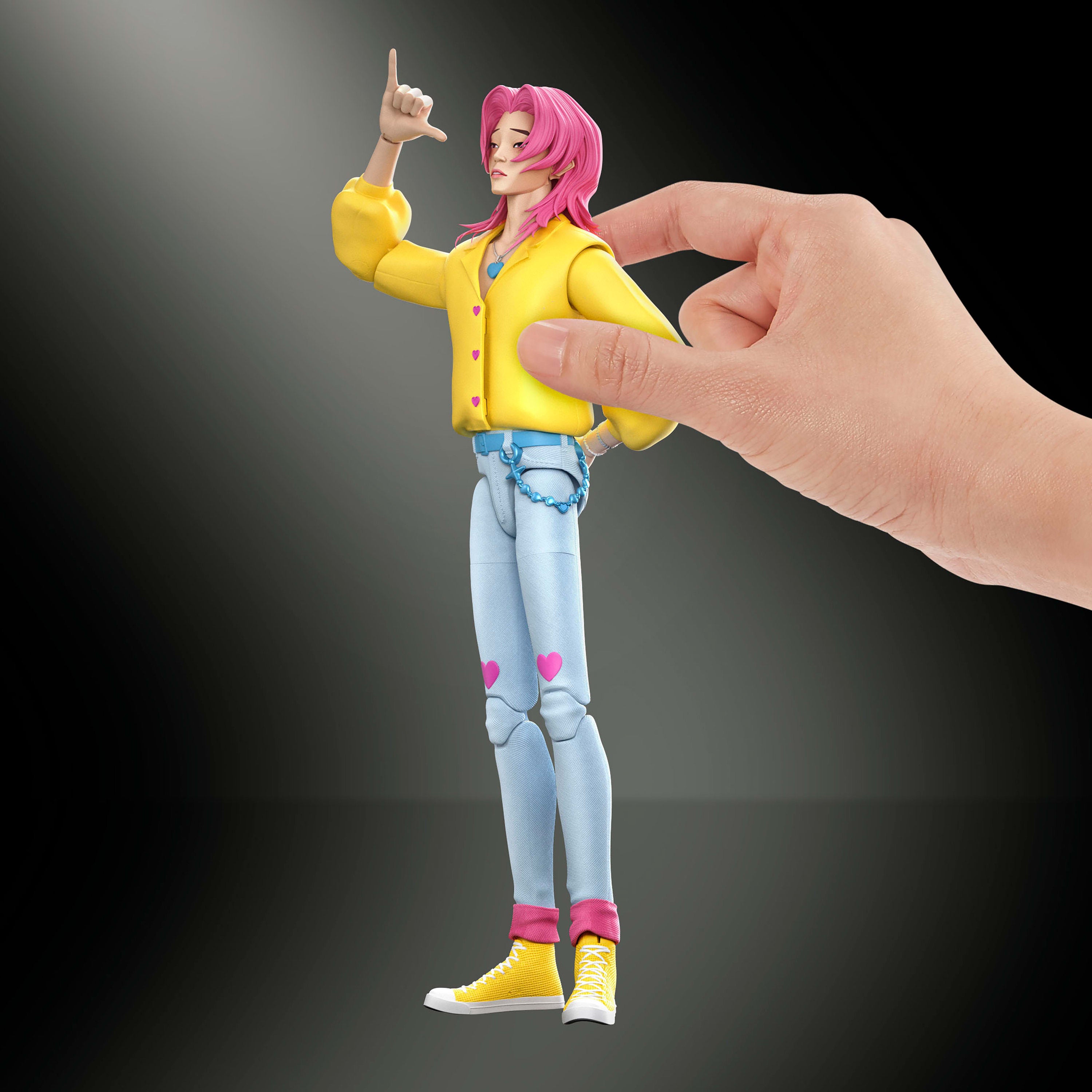 K-Pop Demon Hunters Romance Actionfigur, 15 cm