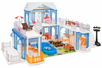 Forest Dreamland Prinsesslott Blå med Ljus