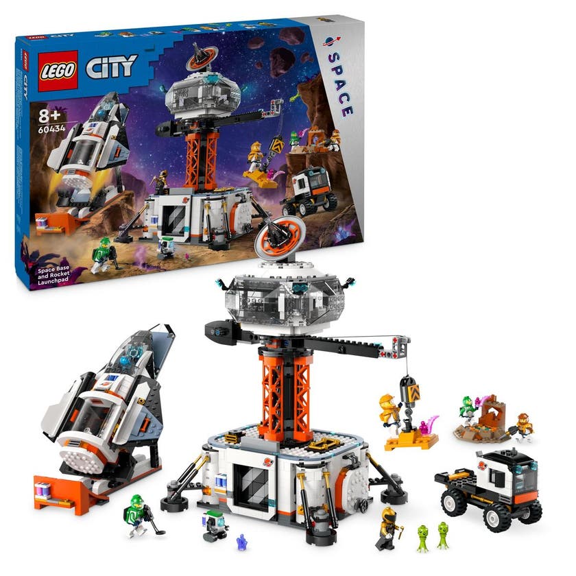 LEGO City 60434, Rymdbas och raketuppskjutningsramp