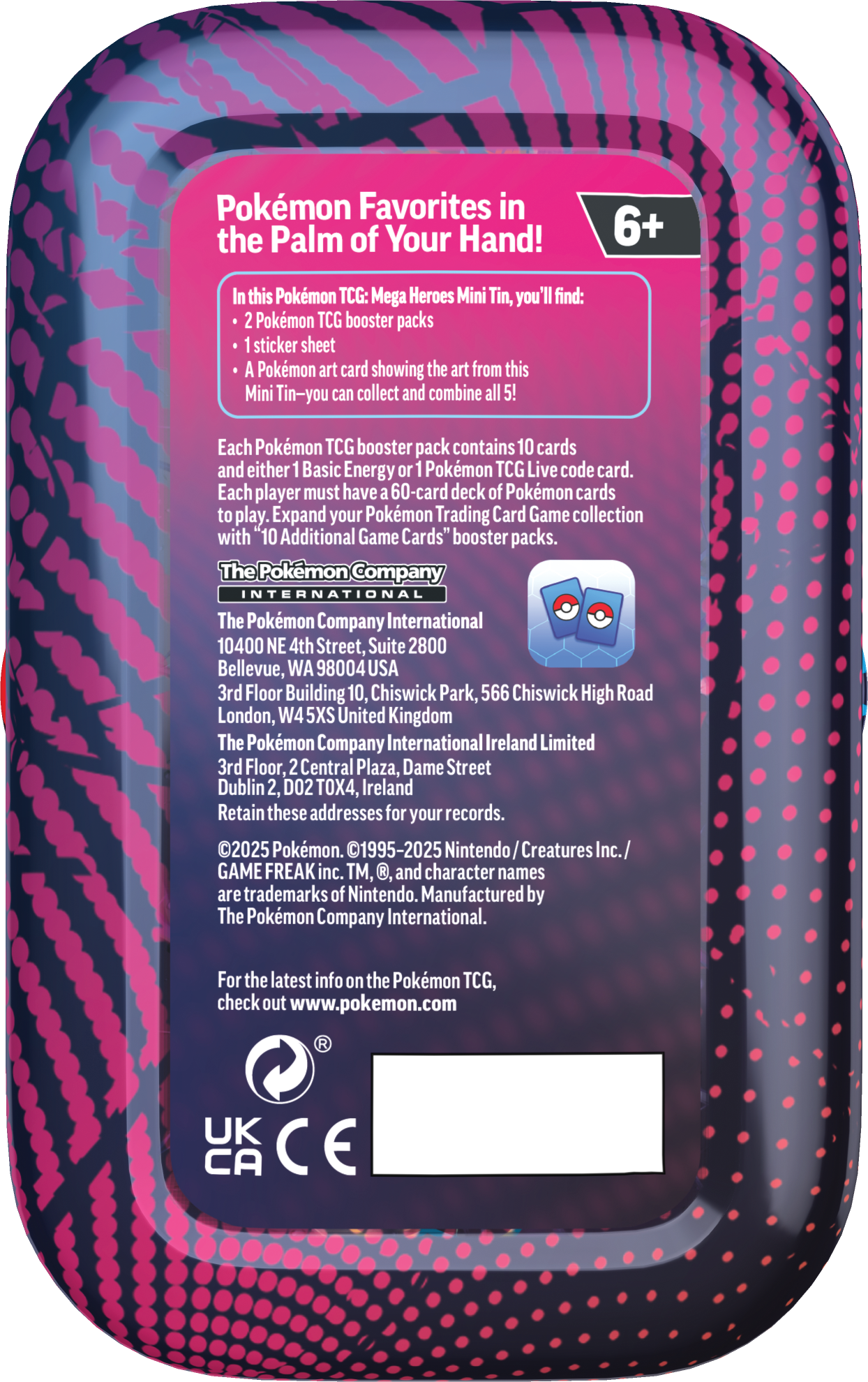 Pokémon, Mega Evolution Mini Tin