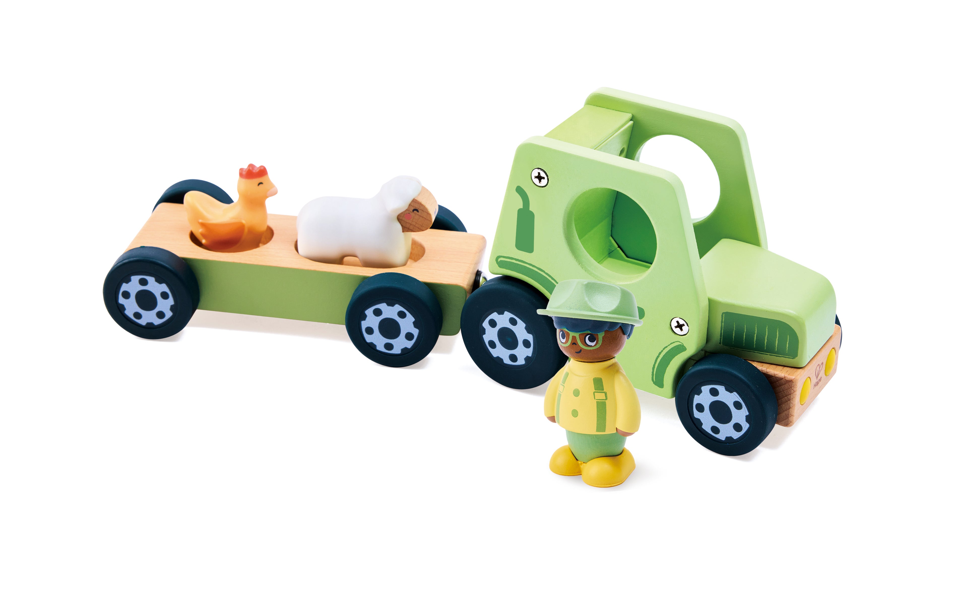 Hape Hapeland The Rumbling Tractor With Sound