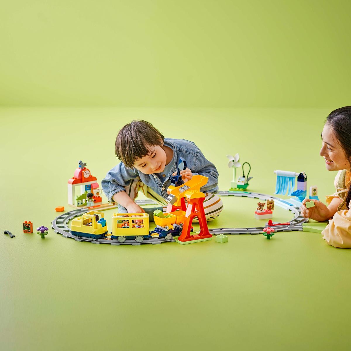 LEGO DUPLO Town 10428, Stort interaktivt pendeltåg