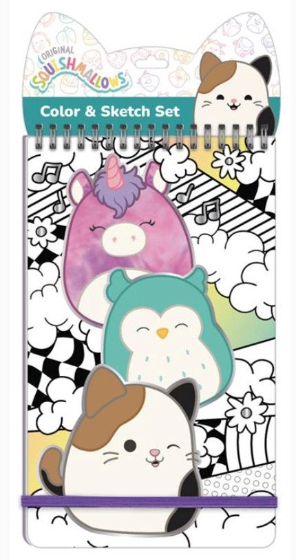 Squishmallows Color And Sketch Book