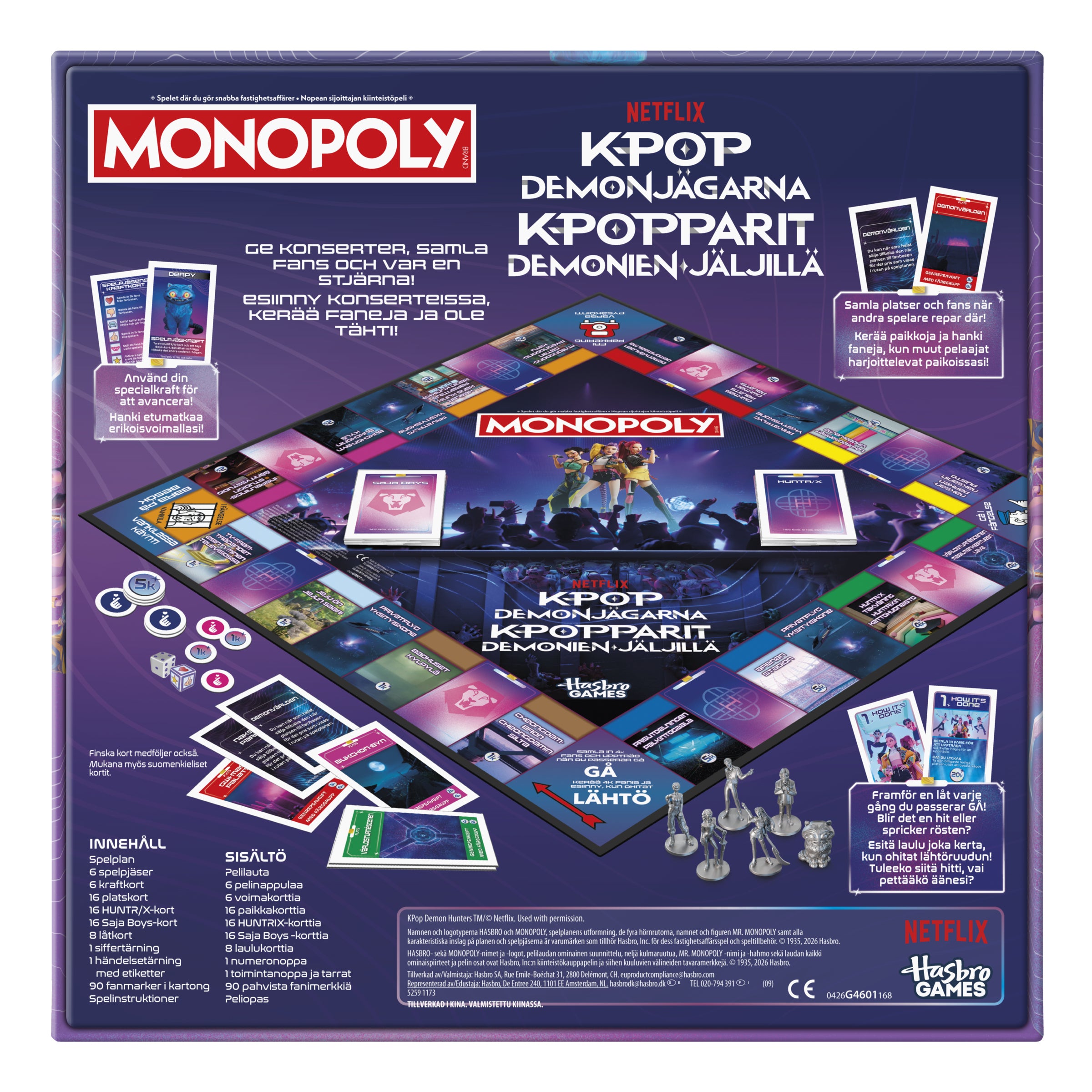 Hasbro Monopoly K-pop Demon Hunters