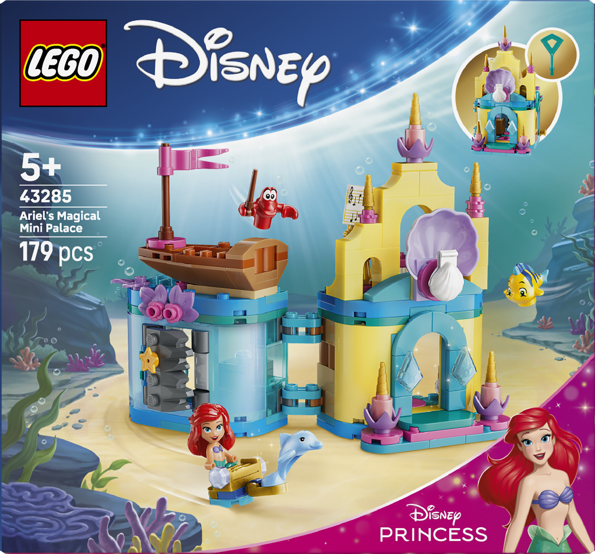 LEGO® | Disney Princess Ariels magiska minipalats 43285