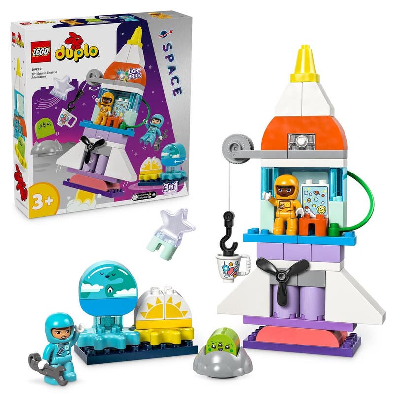 LEGO DUPLO Town 10422, 3in1 Äventyr med rymdfärja
