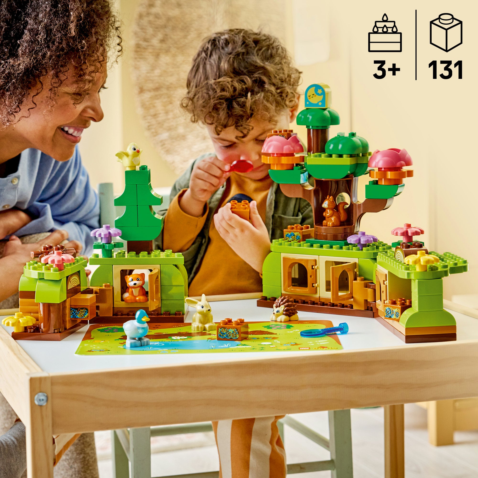 LEGO® DUPLO® Upptäckarskog med vilda djur 10480
