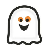 Halloween, Halloween Plate Chost 18*19 Cm