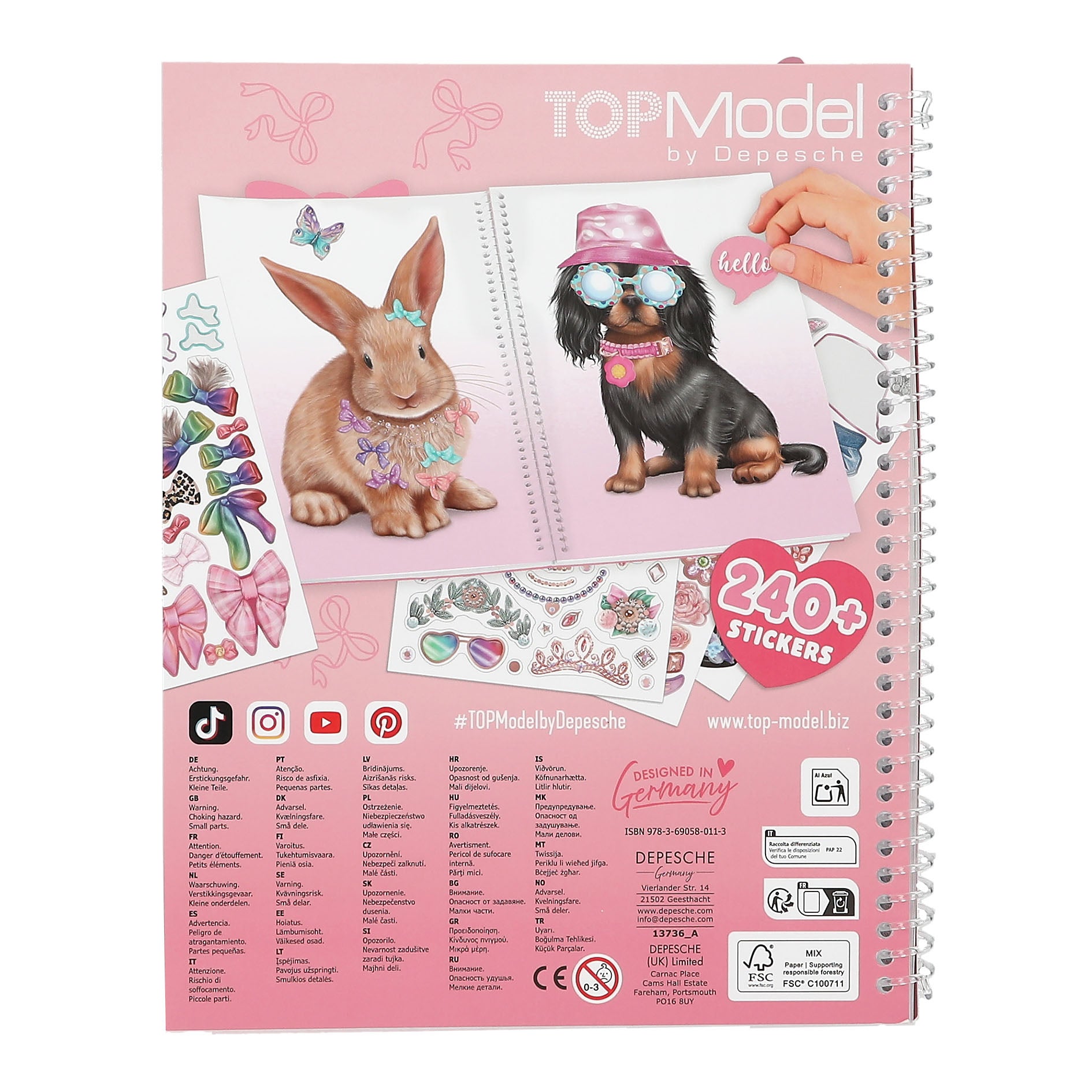 TOPModel Dress Me Up CUTE ANIMALS 