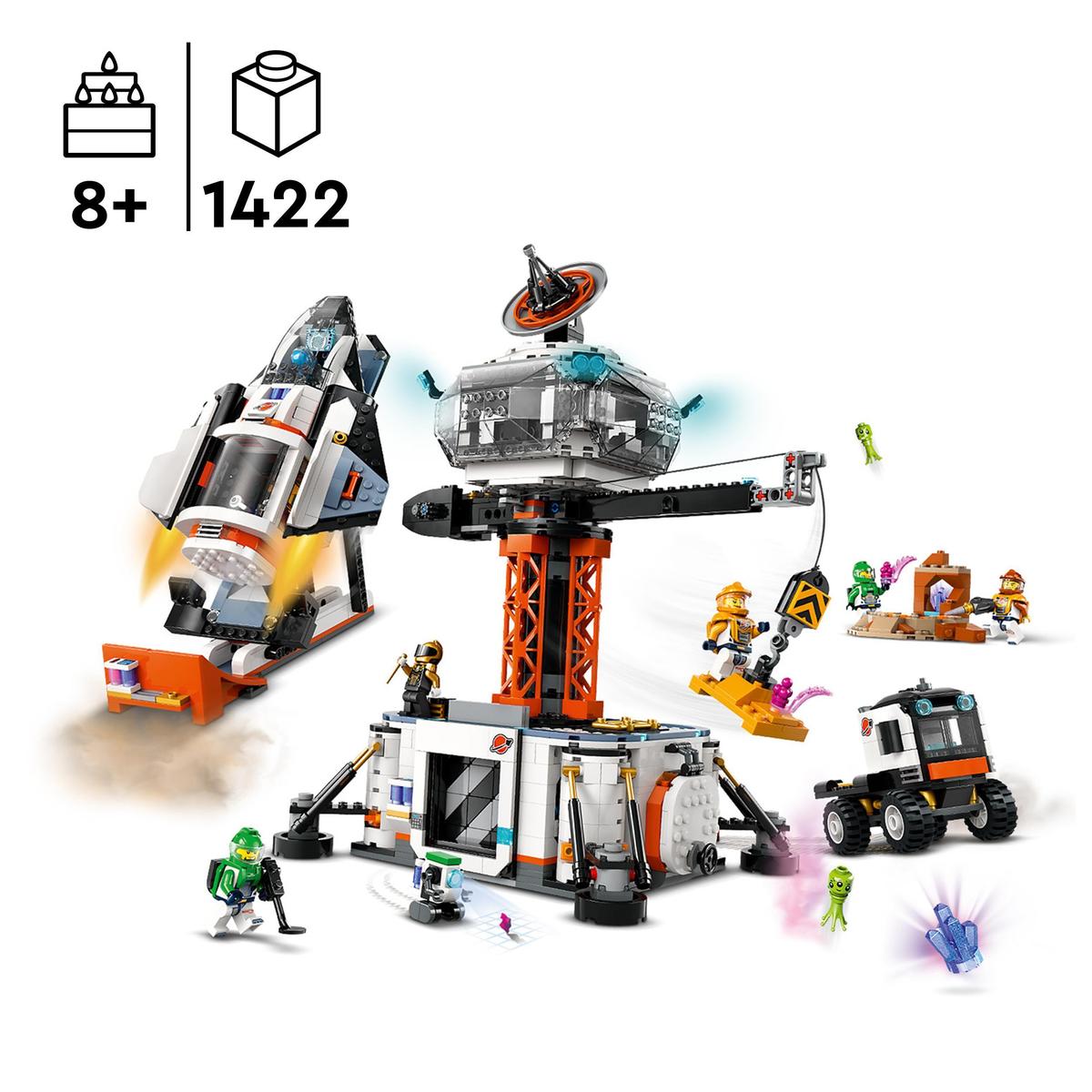 LEGO City 60434, Rymdbas och raketuppskjutningsramp
