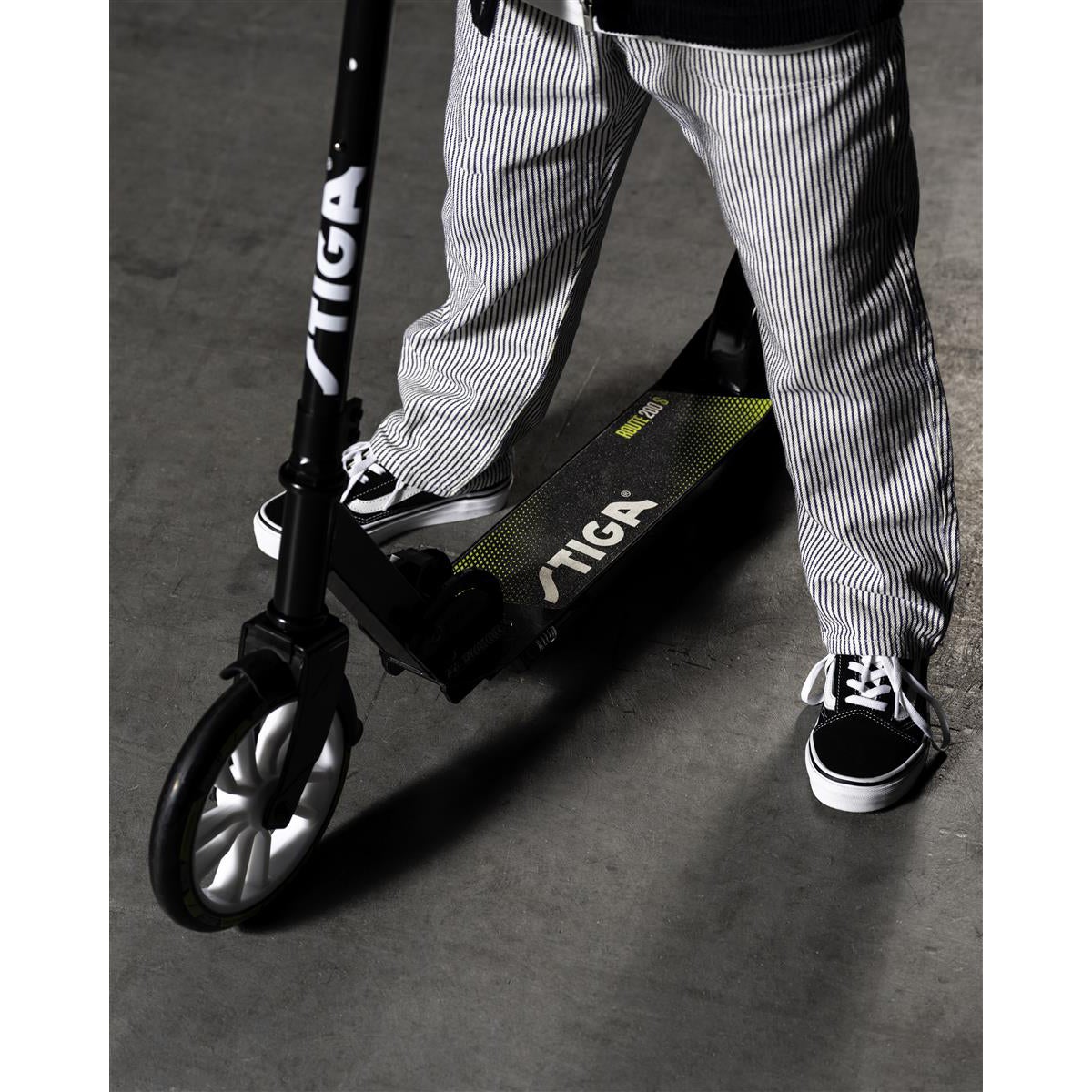 Stiga, Kick Scooter Route 200-S Black/Lime