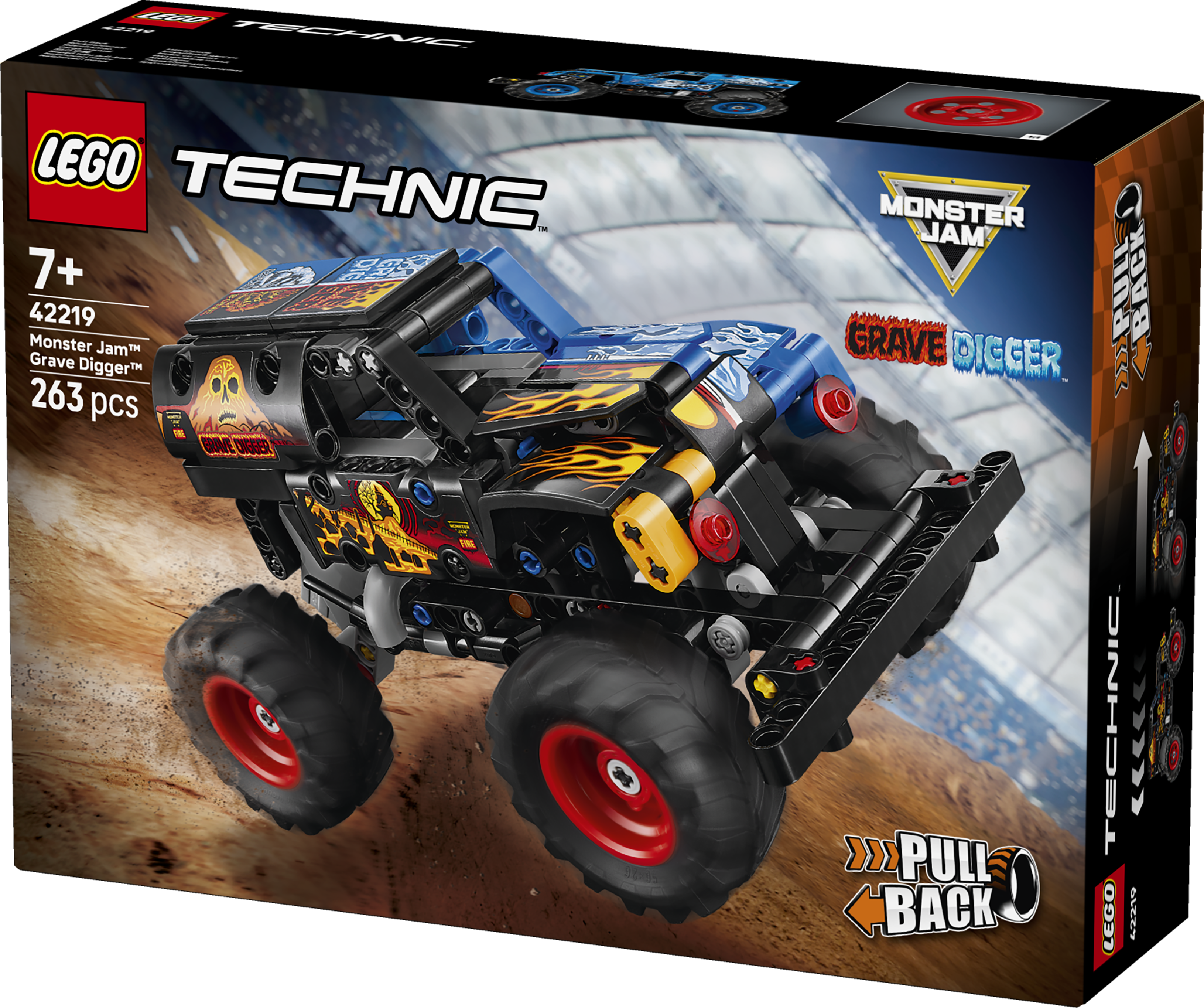 LEGO® Technic Monster Jam™ Grave Digger™ eld och is 42219