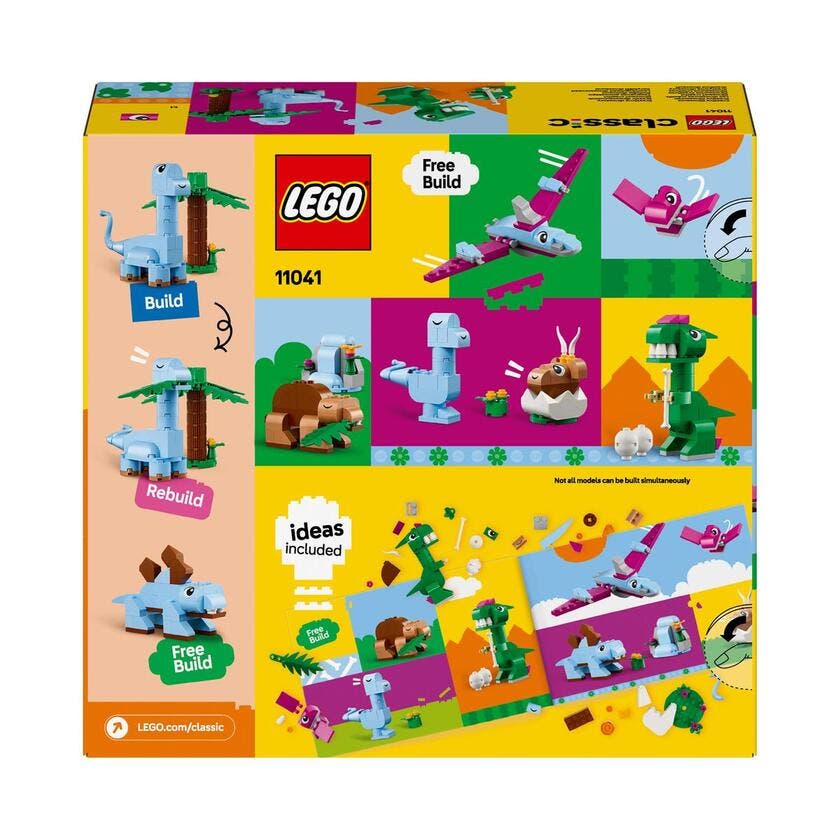 LEGO Classic 11041, Kreativa dinosaurier