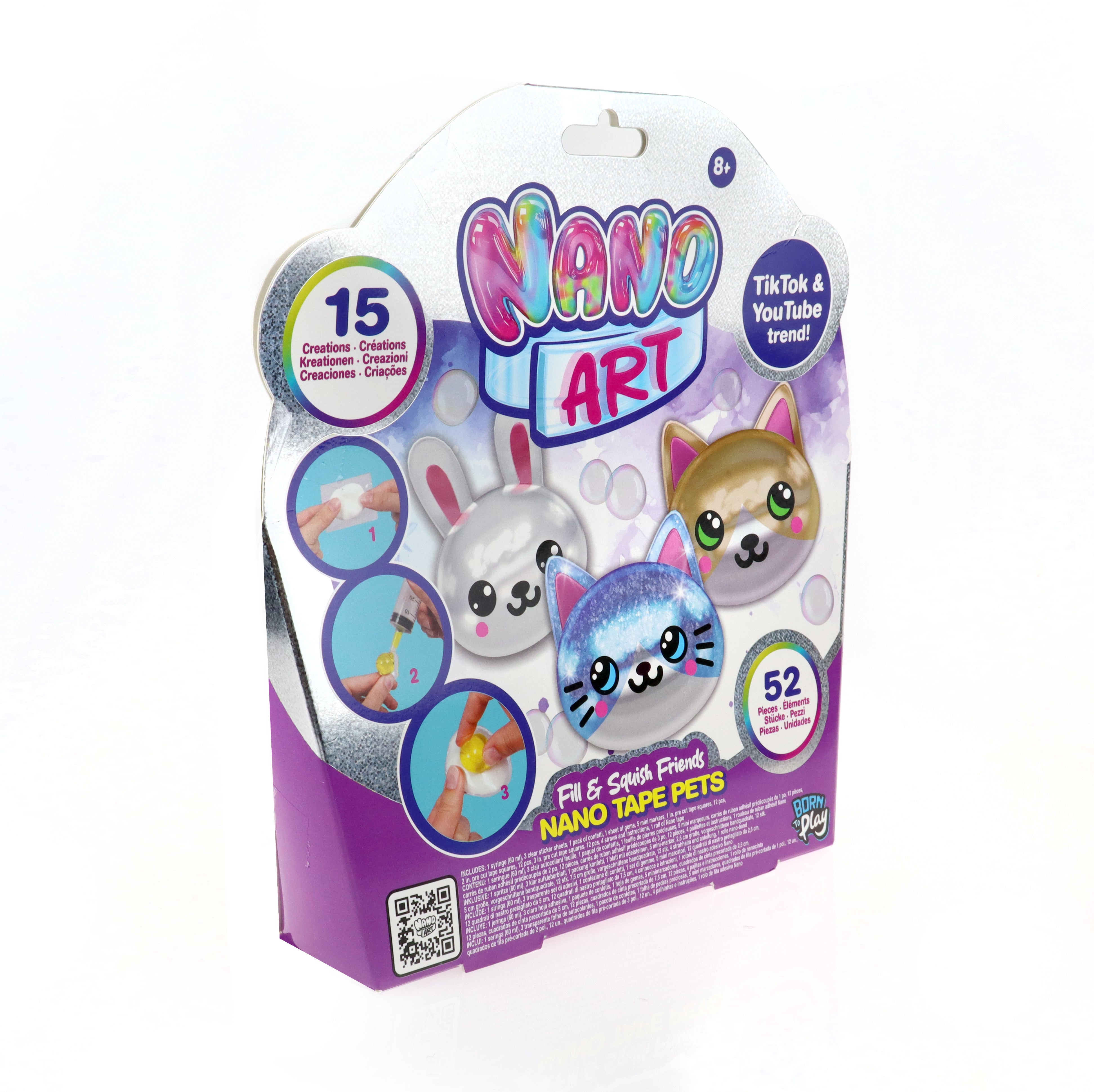 Nano Art, Fill And Squish Friends