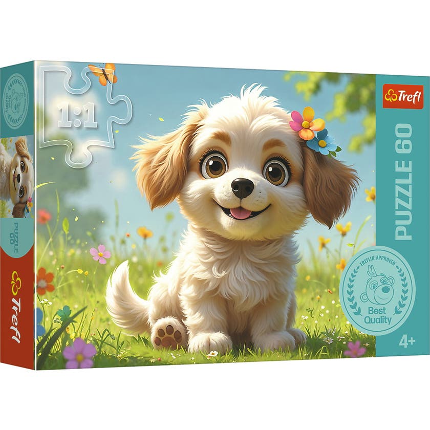 Trefl Pappussel To Be A Puppy 60 bitar