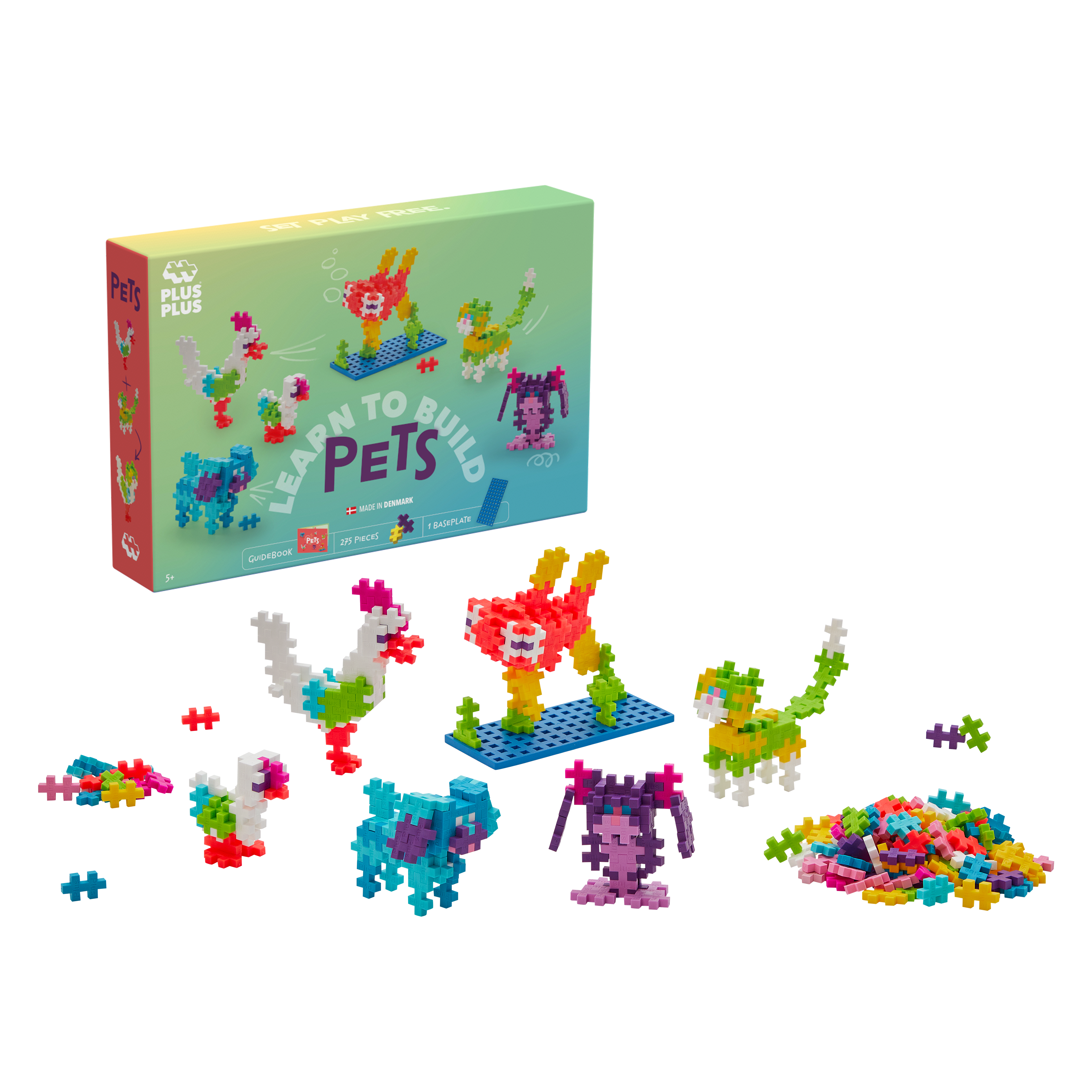 Plus-Plus Learn to Build Pets