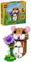 LEGO® Creator 3-i-1 Söt hamster med blomma Leksak 31376