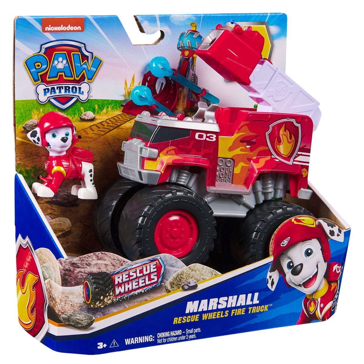 Paw Patrol, Rescue Wheels Themed Vehicles -Marshall