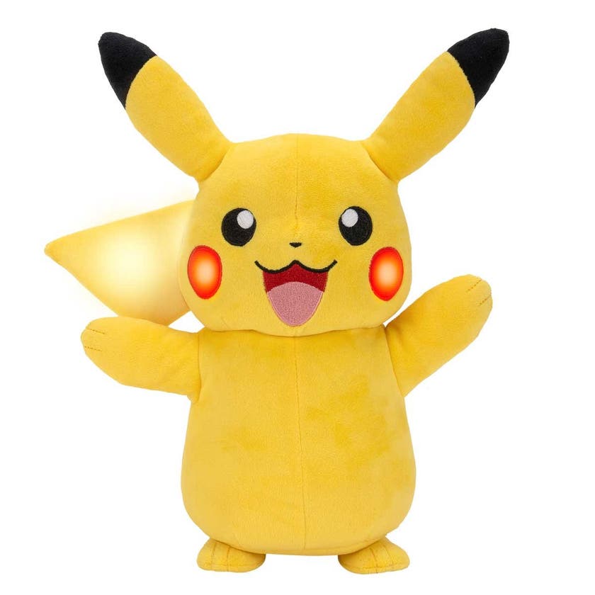 Pokémon, Electric Charge Pikachu Feature Plush