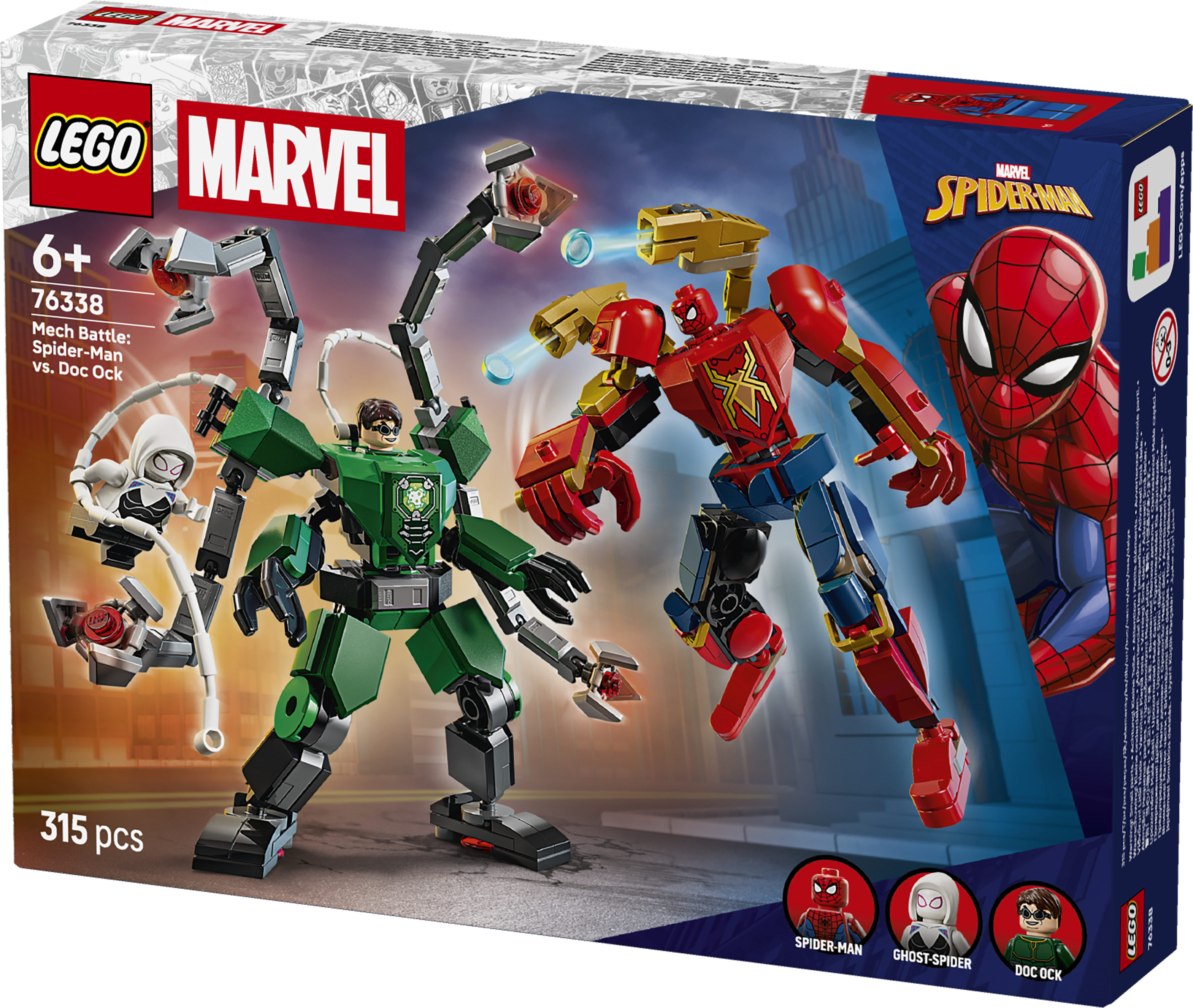 LEGO® | Marvel Robotstrid: Spider-Man mot Doc Ock 76338