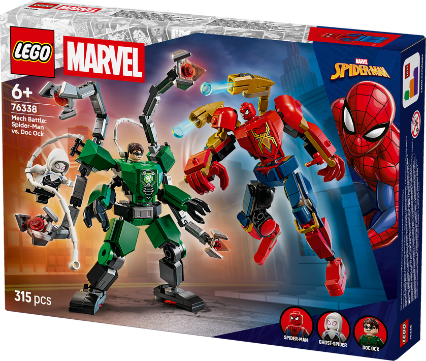 LEGO® | Marvel Robotstrid: Spider-Man mot Doc Ock 76338