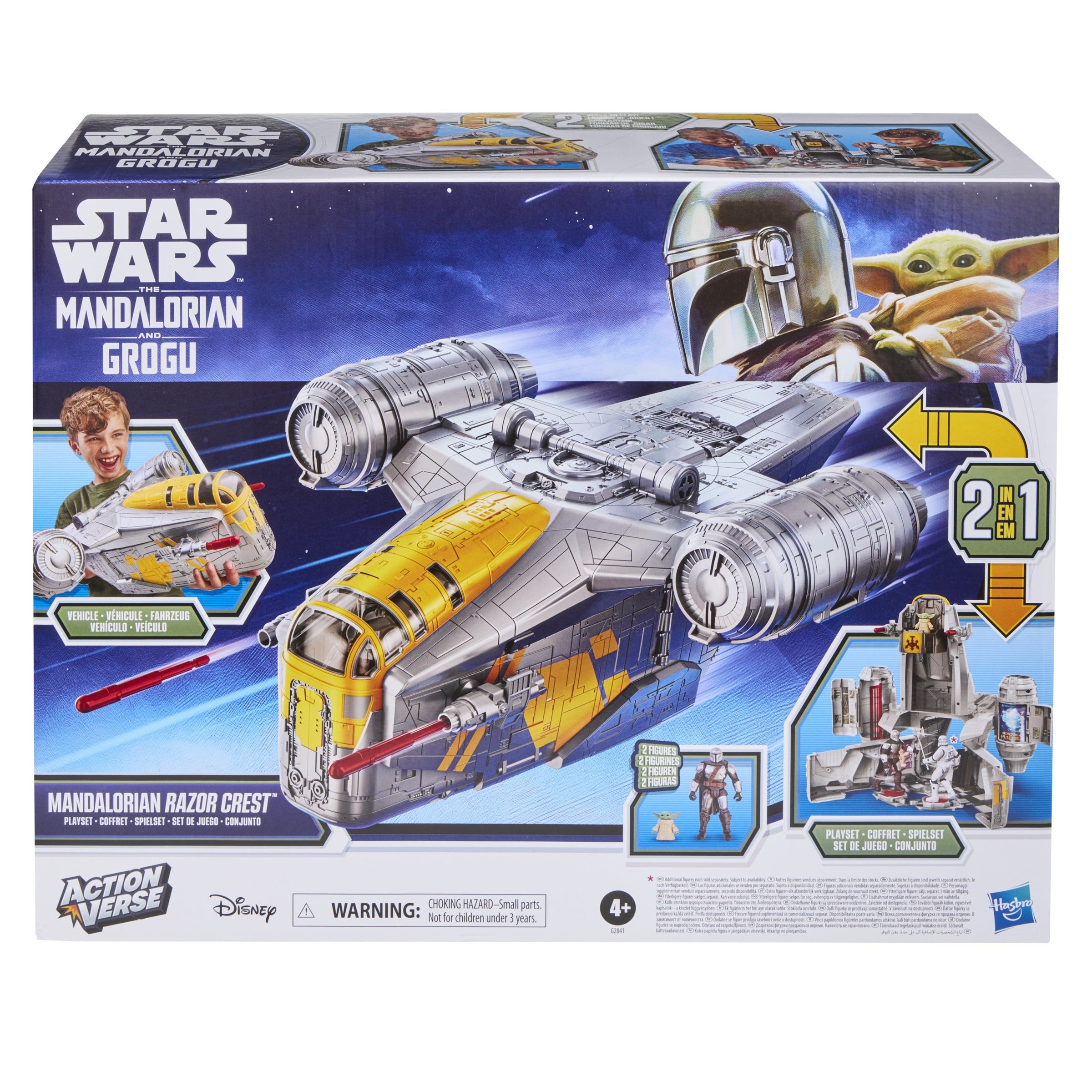 Star Wars ActionVerse Mandalorian Razor Crest Playset