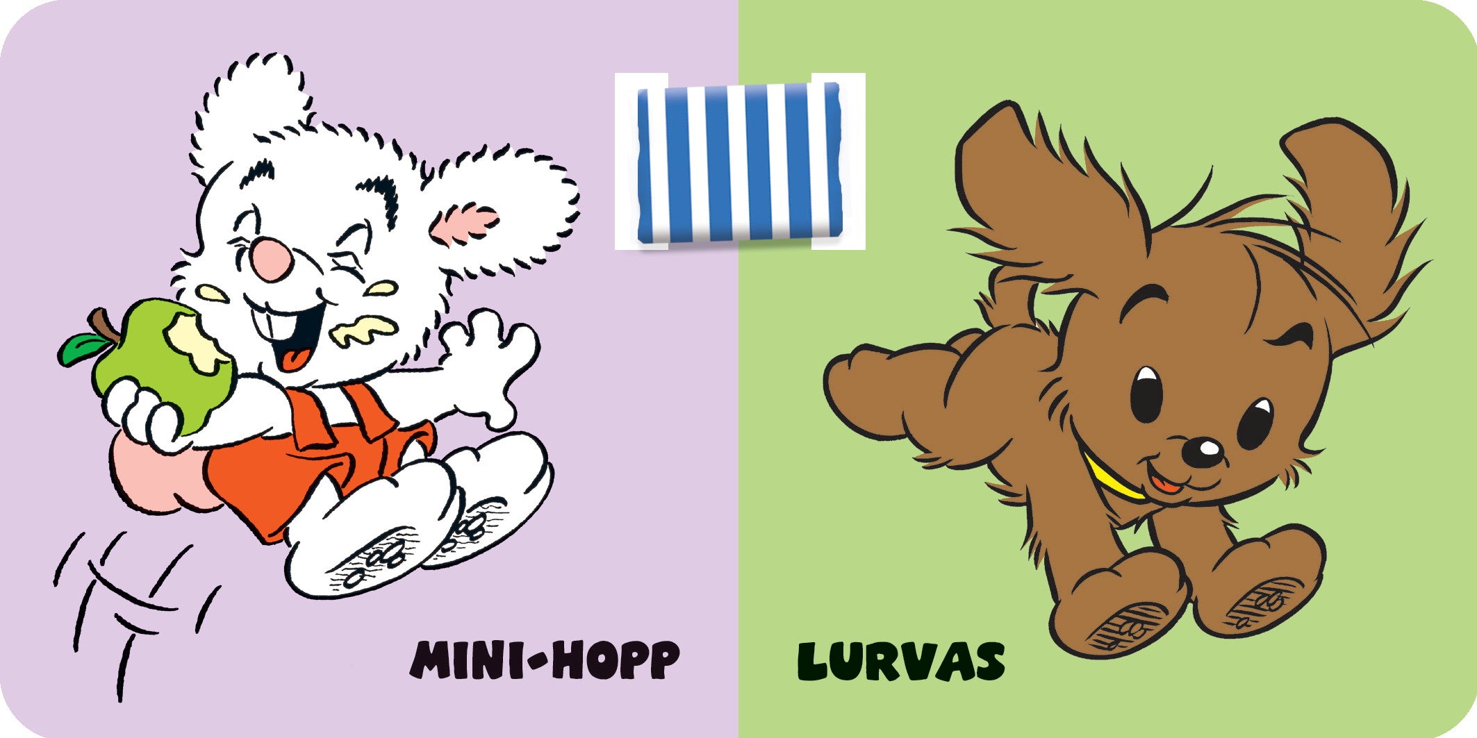 Bamse Titta & Peka - Hänga på vagnen-bok