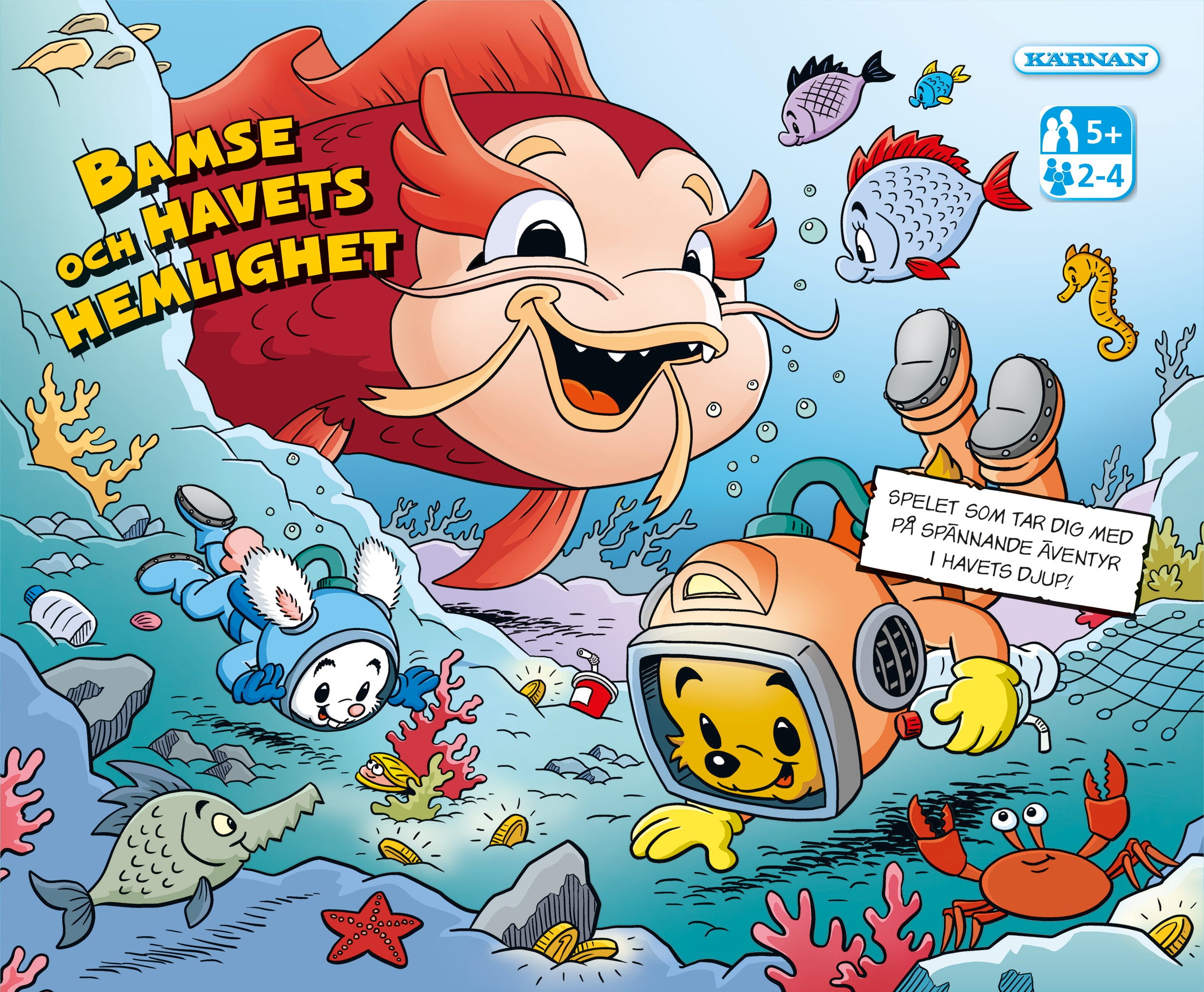 Bamse Havets Hemlighet Brädspel