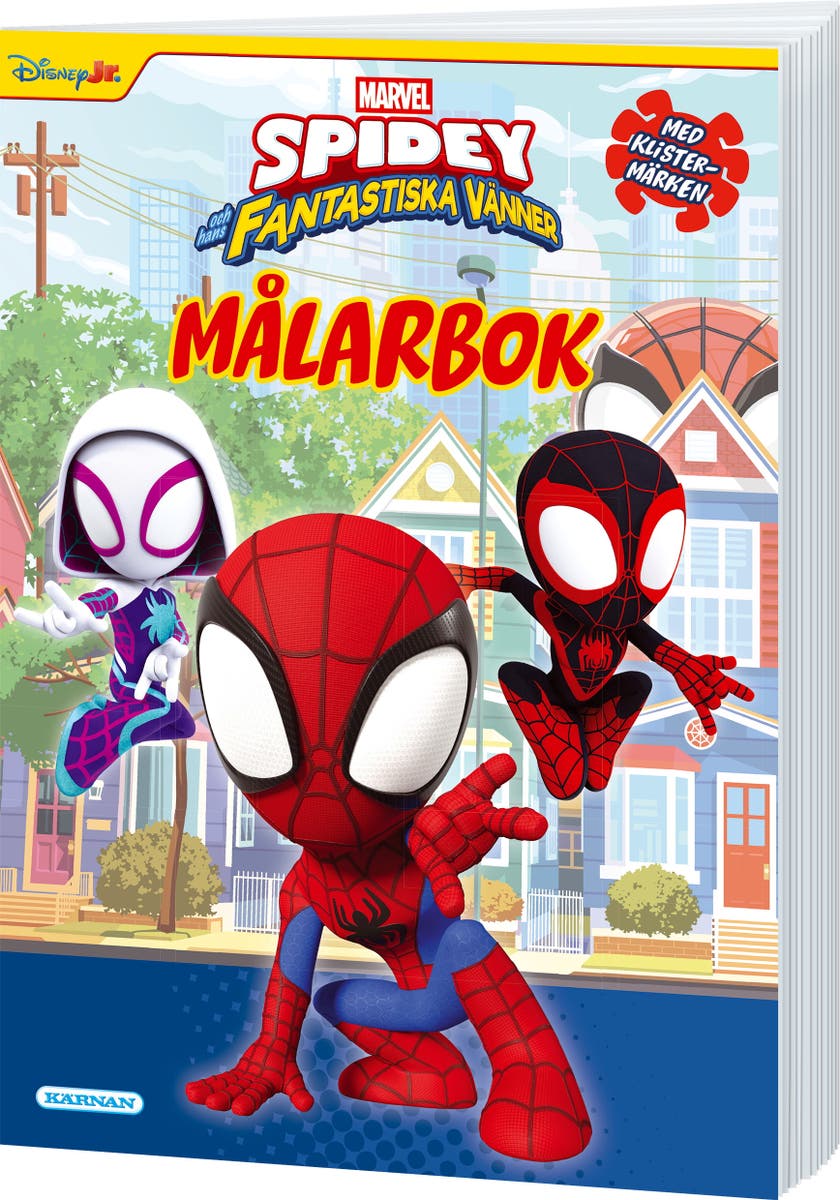 Målarbok Spidey Och Hans Fantastiska Vänner