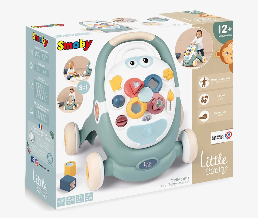 Smoby 3 i 1 Trotty Walker gångvagn
