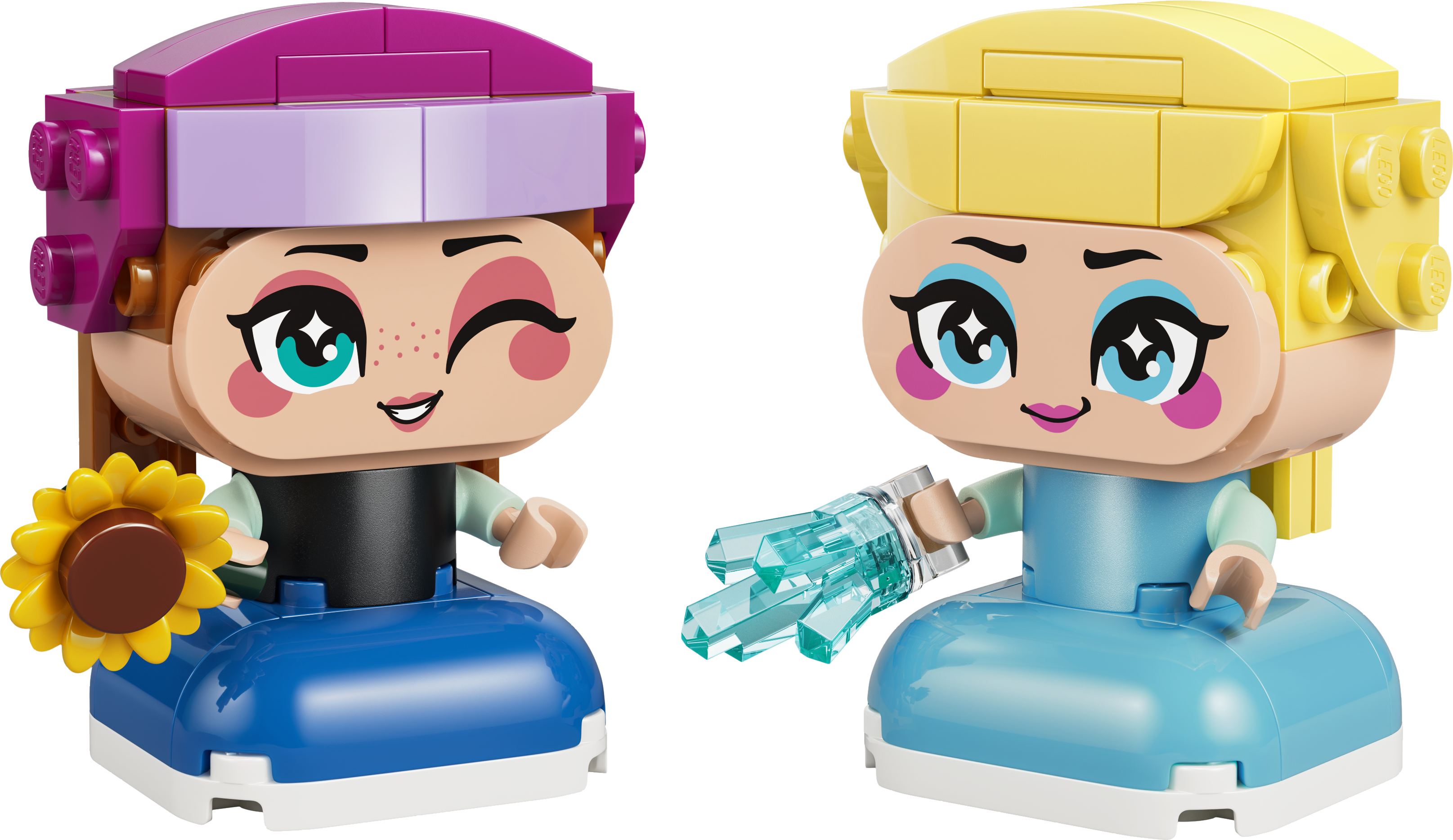 LEGO® ǀ Disney Frozen Anna och Elsa i miniformat Byggleksak 43284