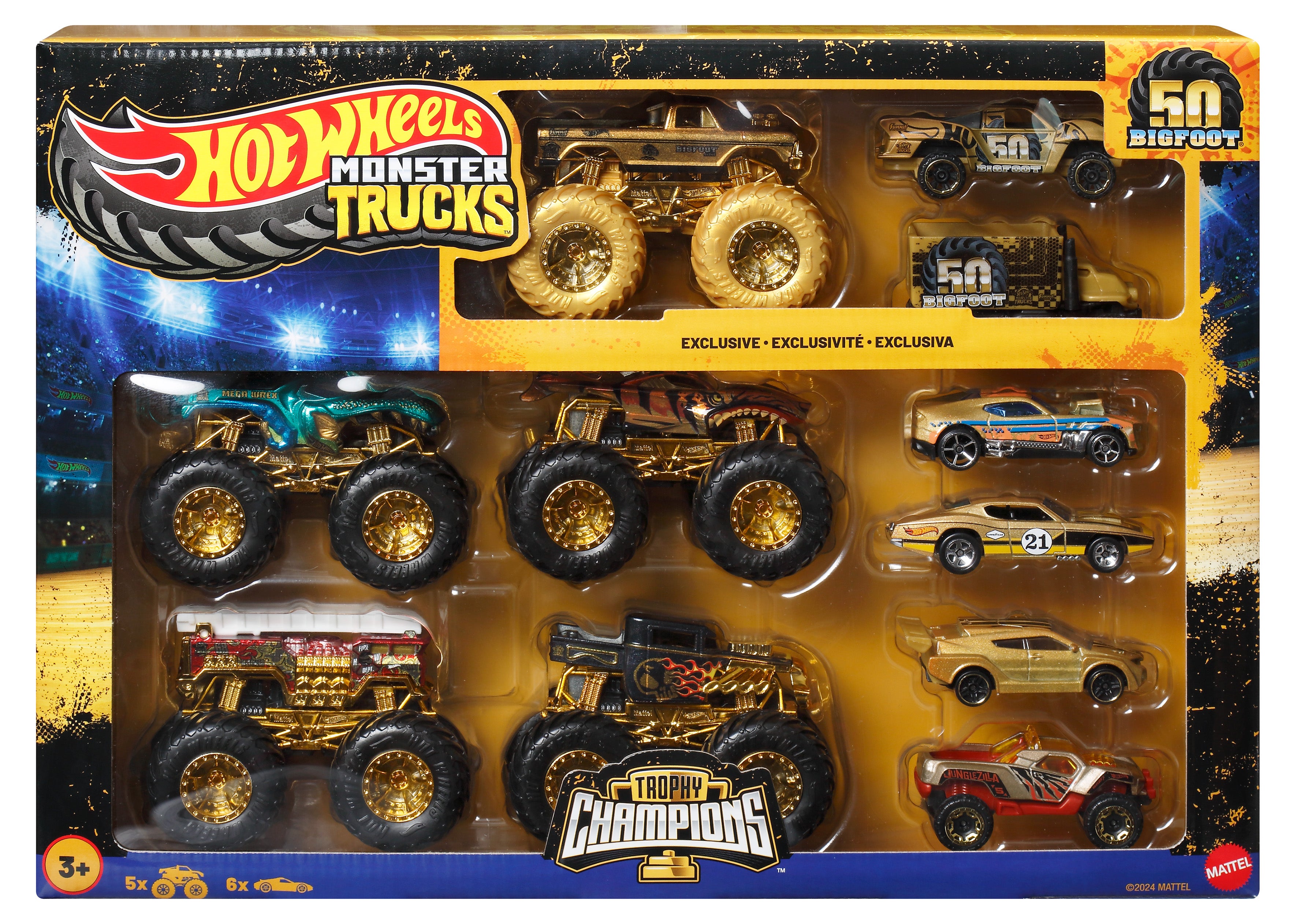 Monster Trucks Bigfoot Trophy Champions -Setti