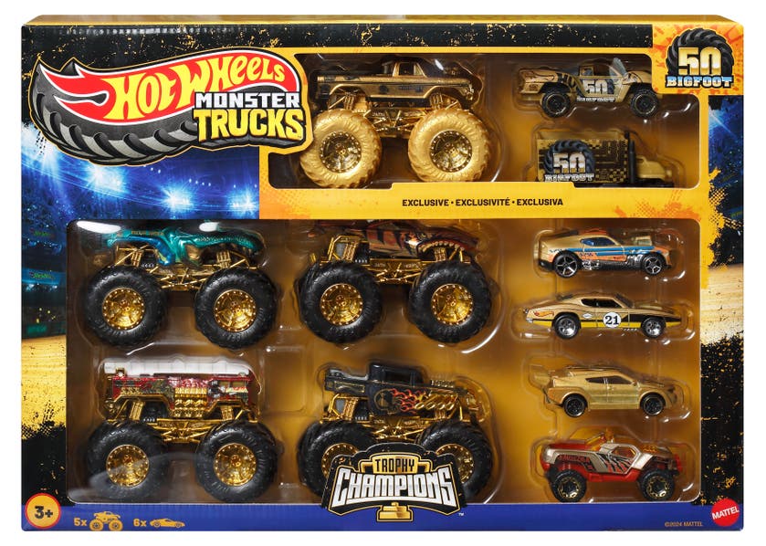 Monster Trucks Bigfoot Trophy Champions -Setti
