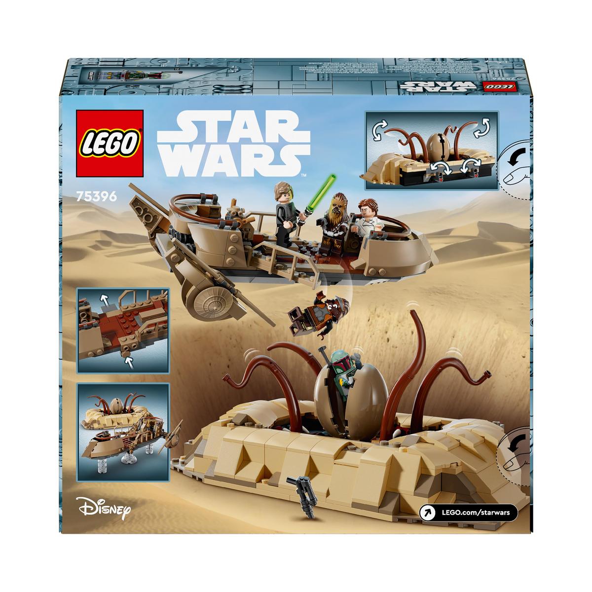 LEGO Star Wars 75396, Desert Skiff &amp; Sarlacc Pit