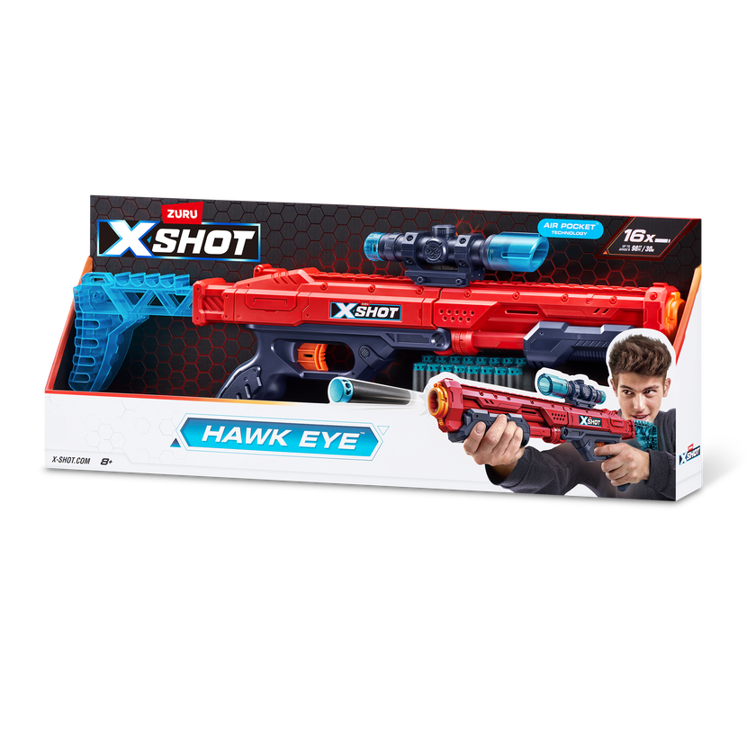 XSHOT Excel Hawk Eye med 16 pilar