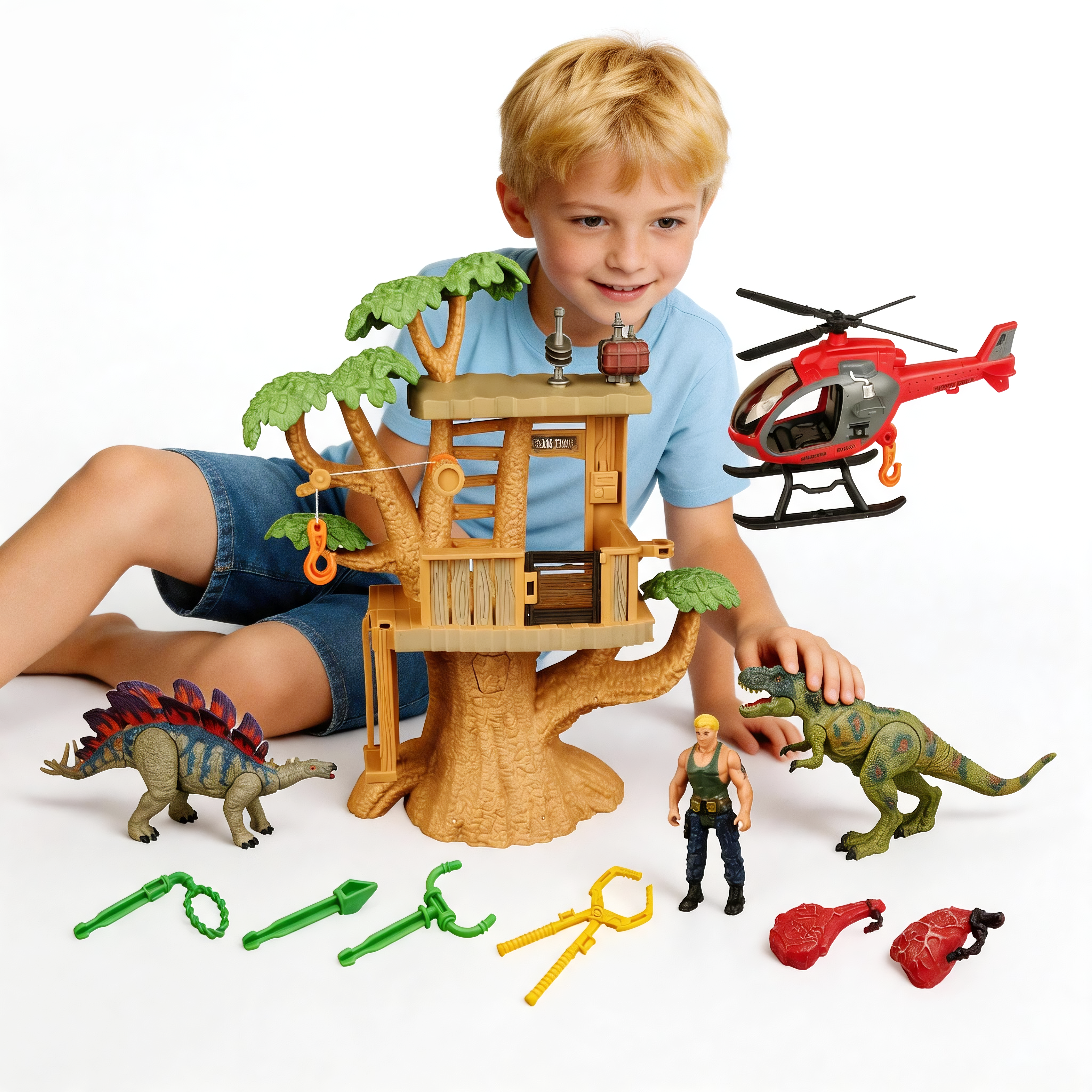 Animal Life Dinosariekit med koja