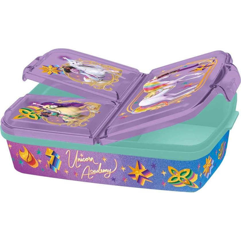 Unicorn Academy Multi-Compartm. Sandwich Box
