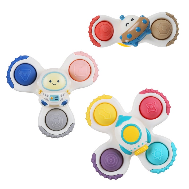 KID Spinnleksaker med sugpropp 12m+