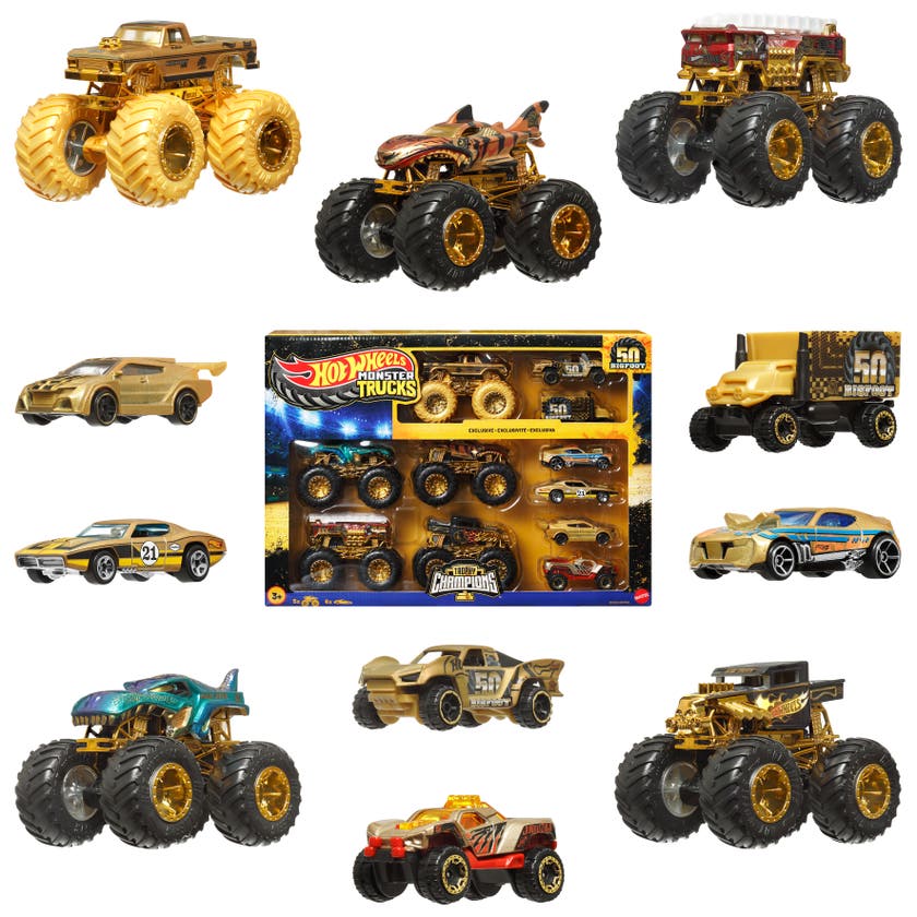 Monster Trucks Bigfoot Trophy Champions -Setti