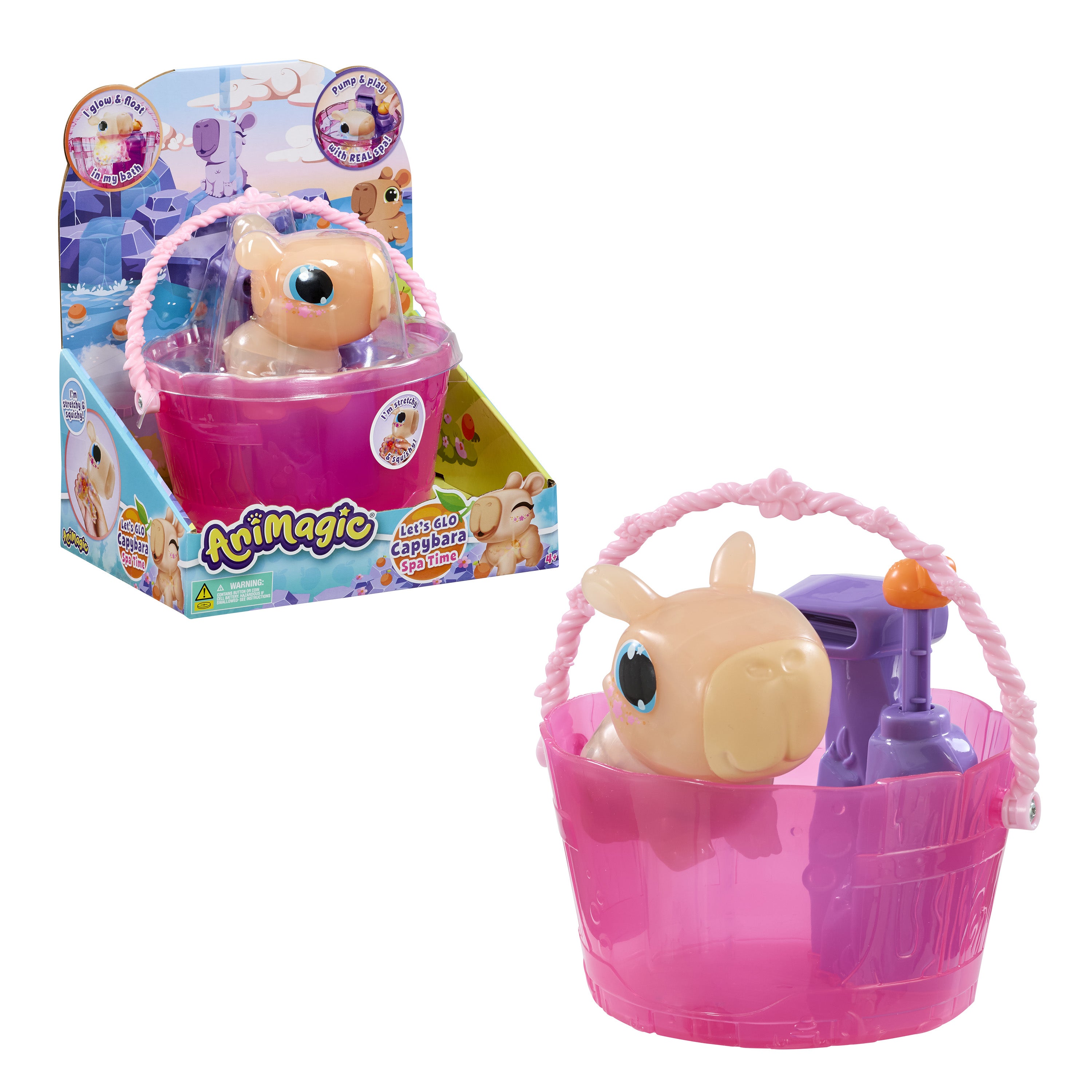 Animagic Let's Glo Capybara Spa Time