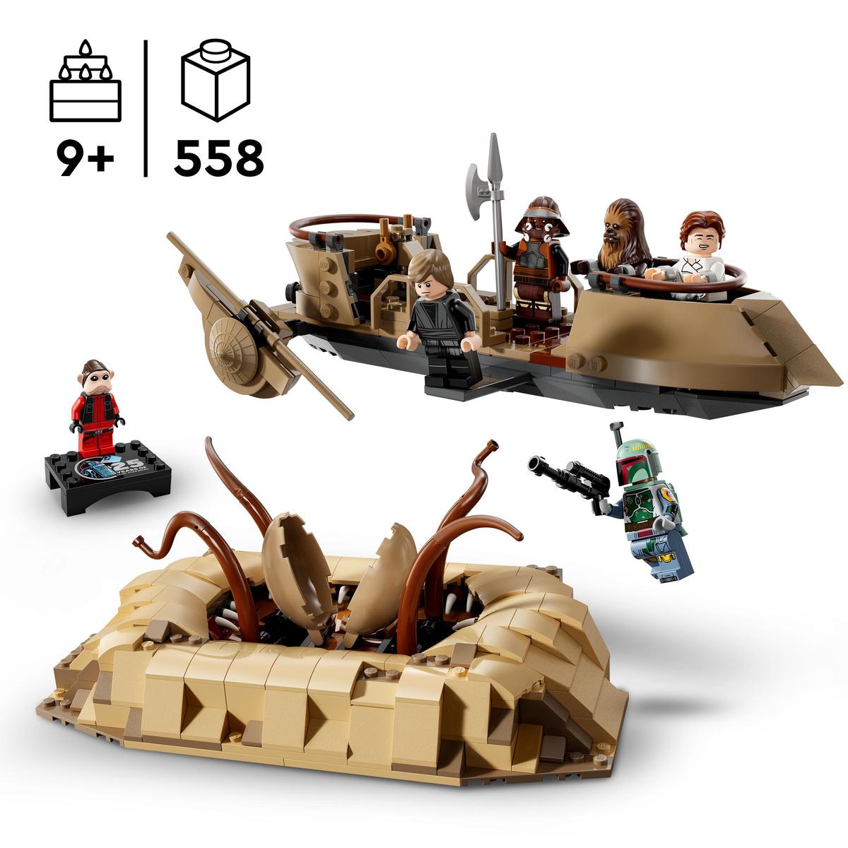 LEGO Star Wars 75396, Desert Skiff &amp; Sarlacc Pit