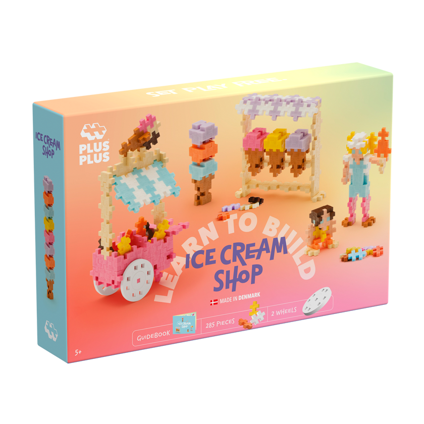 Plus-Plus Learn to Build – Glassbutik, 285 delar