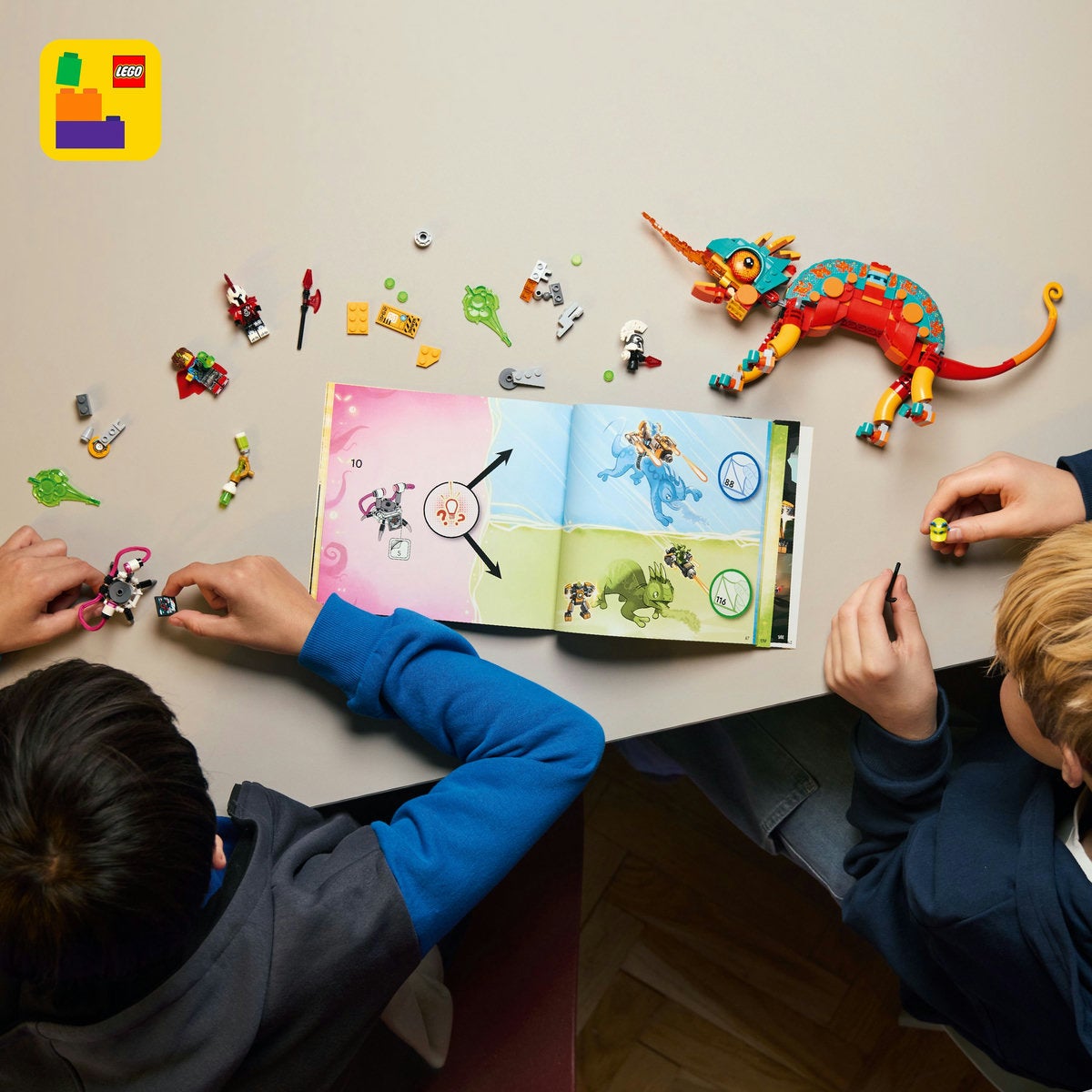 LEGO DREAMZzz 71492, Mateos eldkameleont