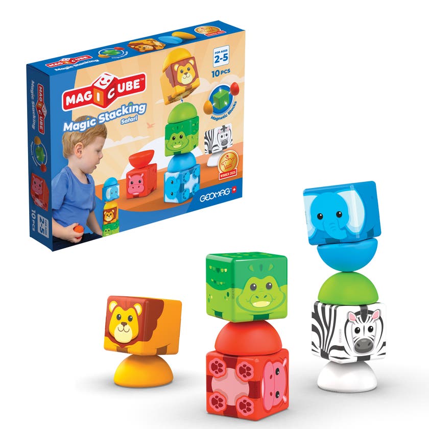 Geomag Magicube Blocks Stacking Safari 10 Pcs