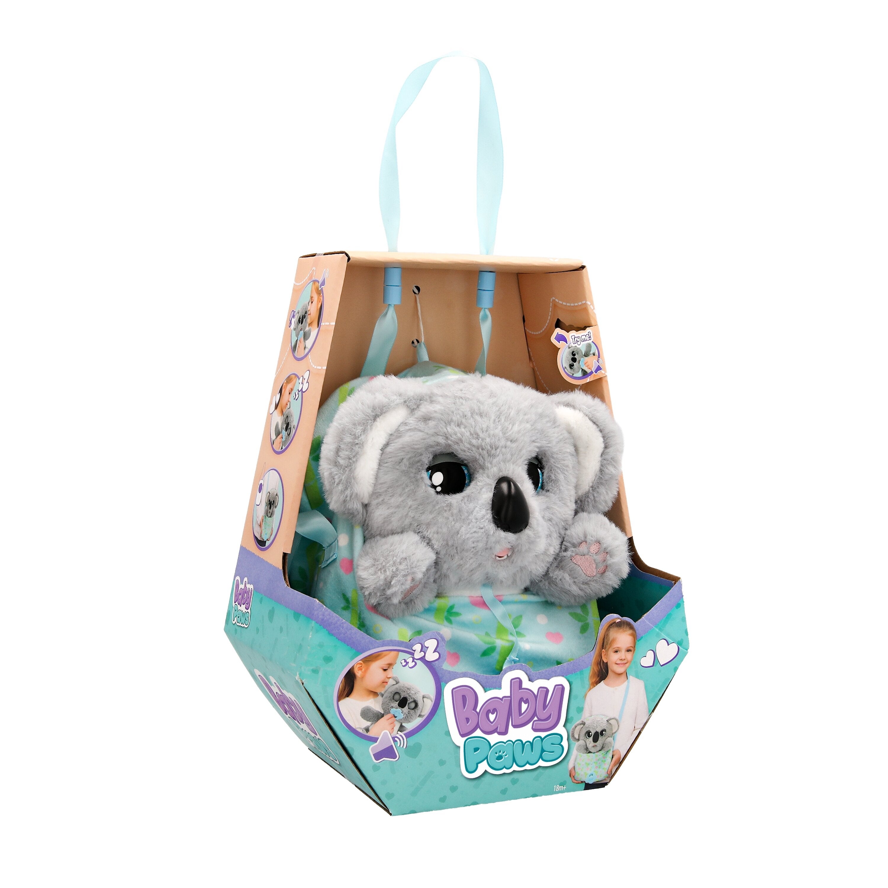 Baby Paws W4 Koala Interaktiv Gosedjur 24 cm